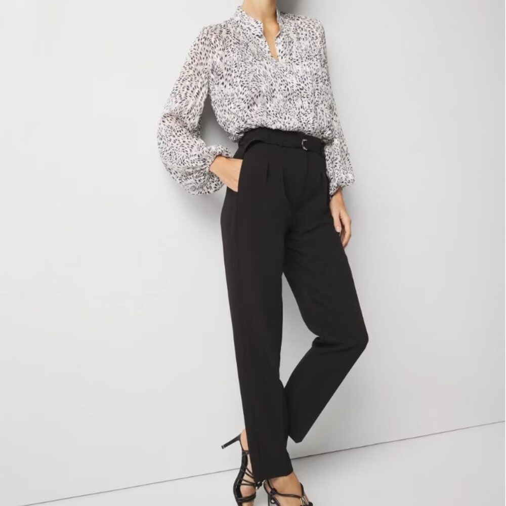 White House Black Market Chocolate brown Plus Size Tapered Ankle Pants